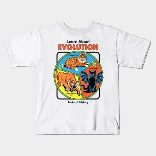 Learn About Evolution Kids T-Shirt